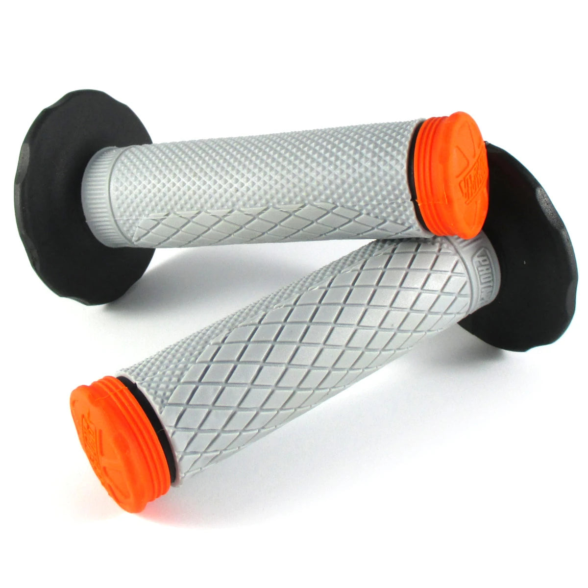 Lenkergriffe TRI DENSITY Full Diamond, Orange, für MX Lenker