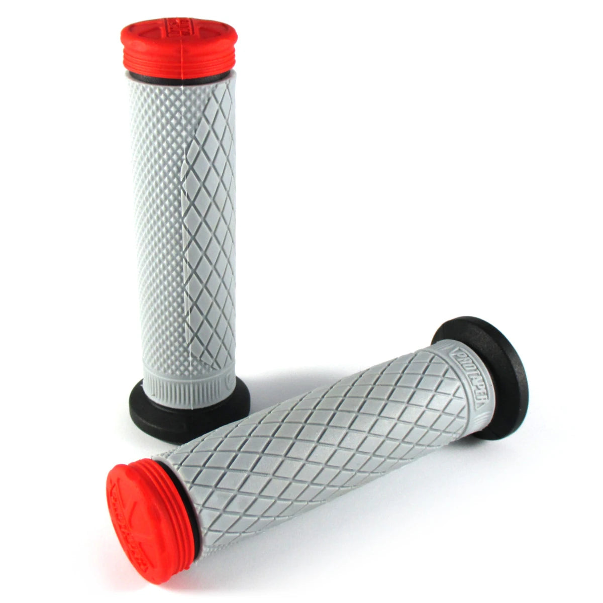 Lenkergriffe TRI DENSITY Full Diamond, Rot, für Quad & ATV Lenker