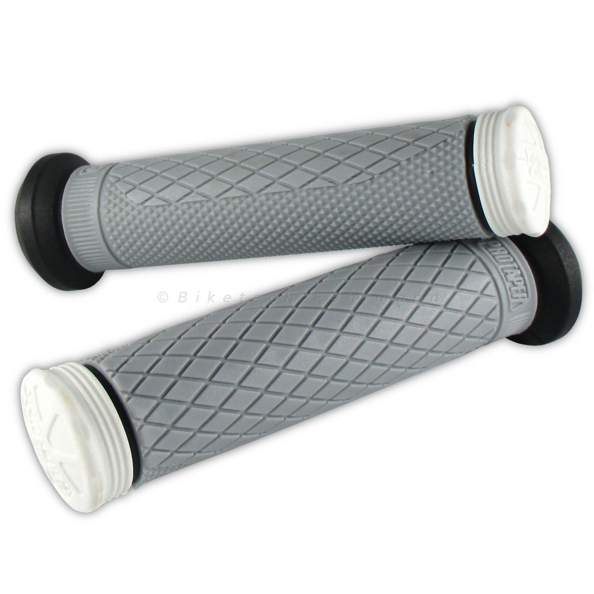 Lenkergriffe TRI DENSITY Full Diamond,  weiß für Quad & ATV Lenker