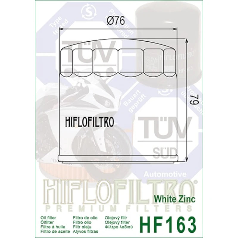 Ölfilter Hiflofiltro HF163 – BMW K 75 /100 /1100 /1200 R 850 /1100 /1150 /1200