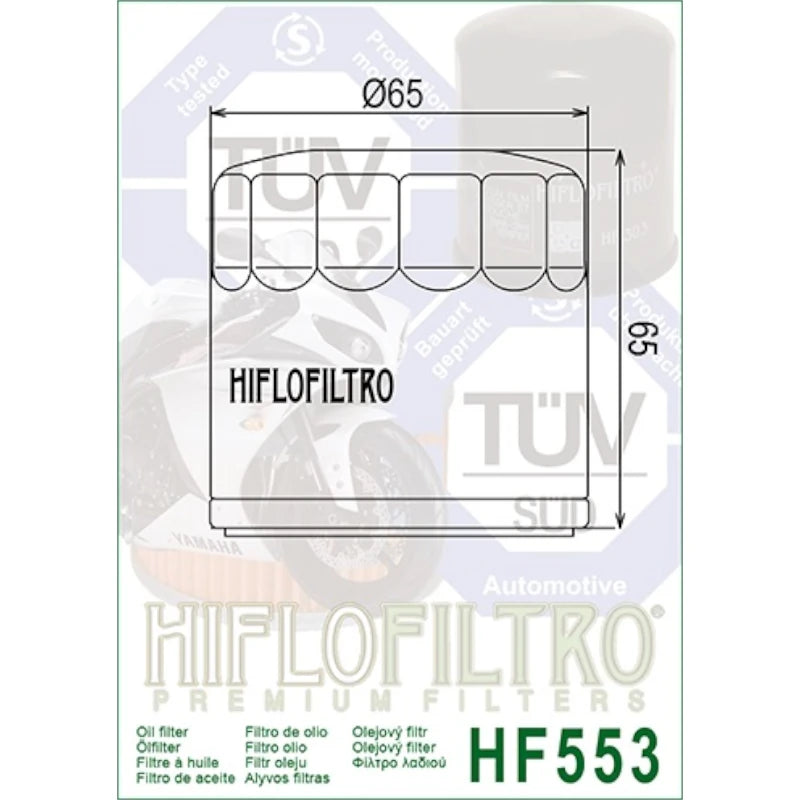 Ölfilter Hiflofiltro HF553 – Benelli 899 / 900 / 1130