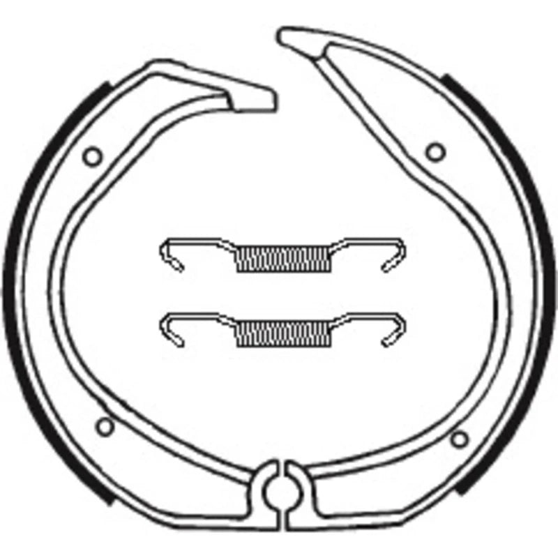 Bremsbacken TECNIUM BA140 Organisch