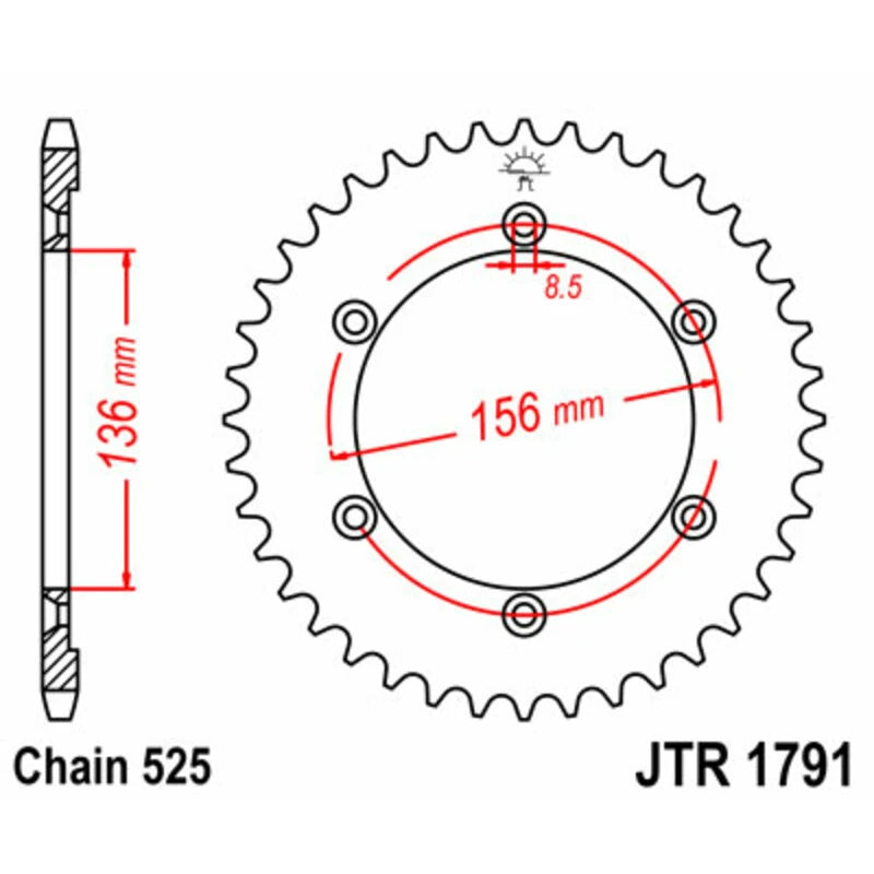 Kettenrad JTR 1791