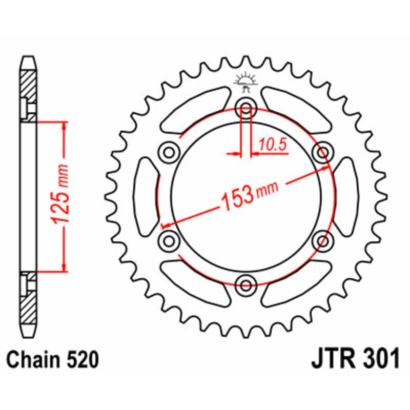 Kettenrad JTR 301