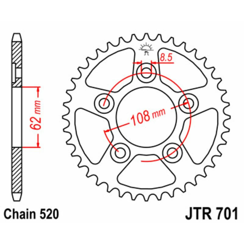 Kettenrad JTR 701