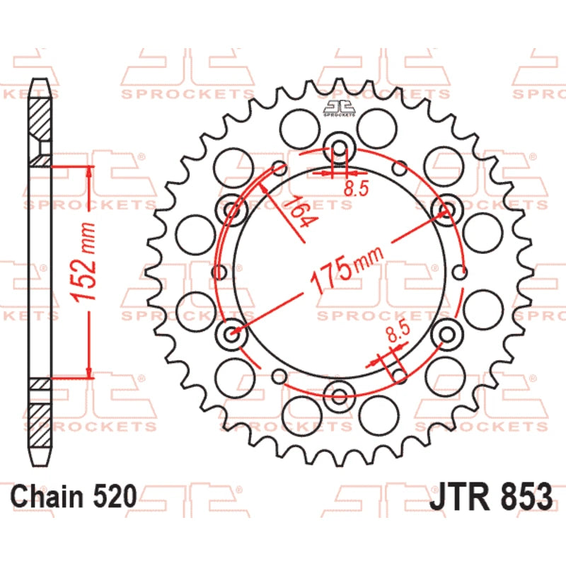 Kettenrad JTR 853