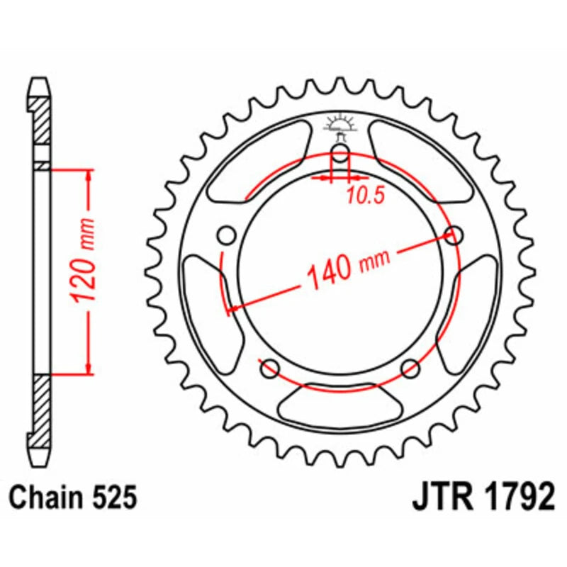 Kettenrad JTR 1792