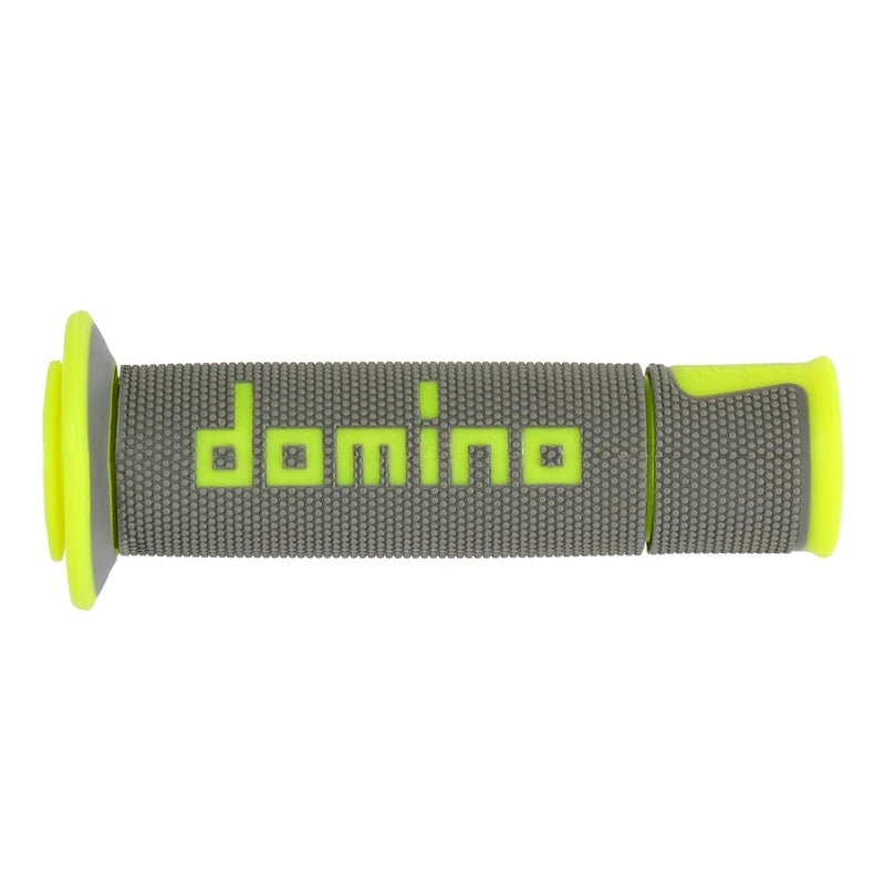 Griffgummi Domino A450 Racing, Grau/Gelb, Ø Innen 22/26 mm, Länge 125 mm