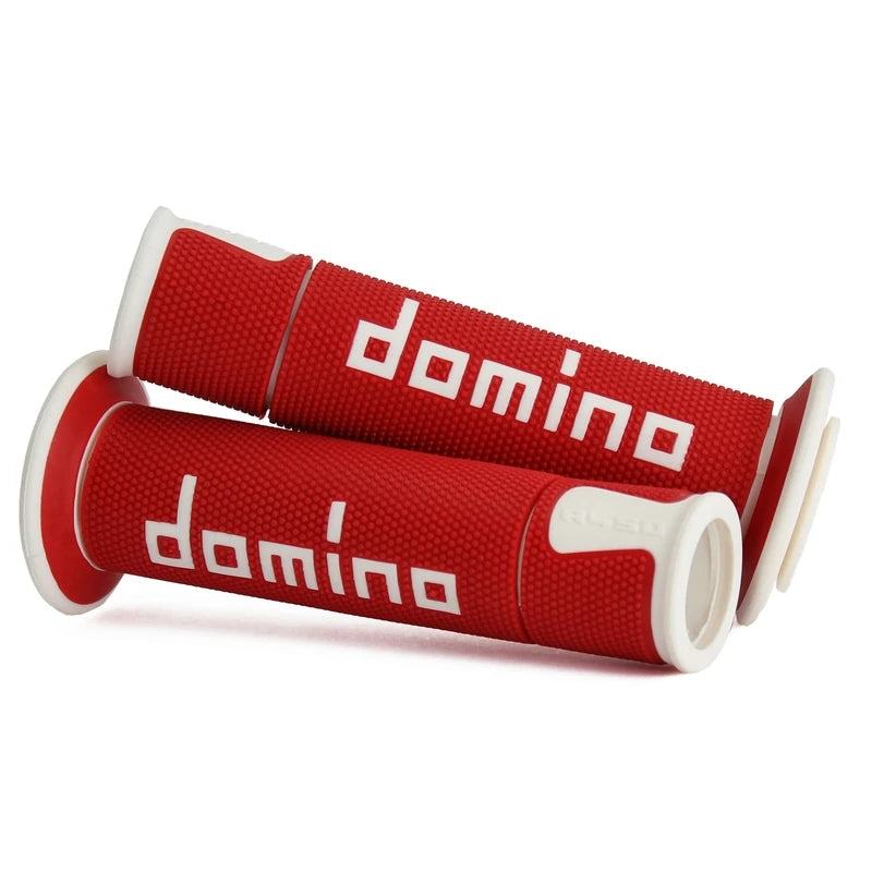 Griffgummi Domino A450 Racing, Rot/Weiß, Ø Innen 22/26 mm, Länge 125 mm