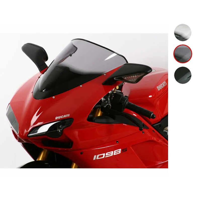 Racingscheibe MRA Rauchgrau mit ABE für Ducati 848 / 1098 / 1198 / R / S