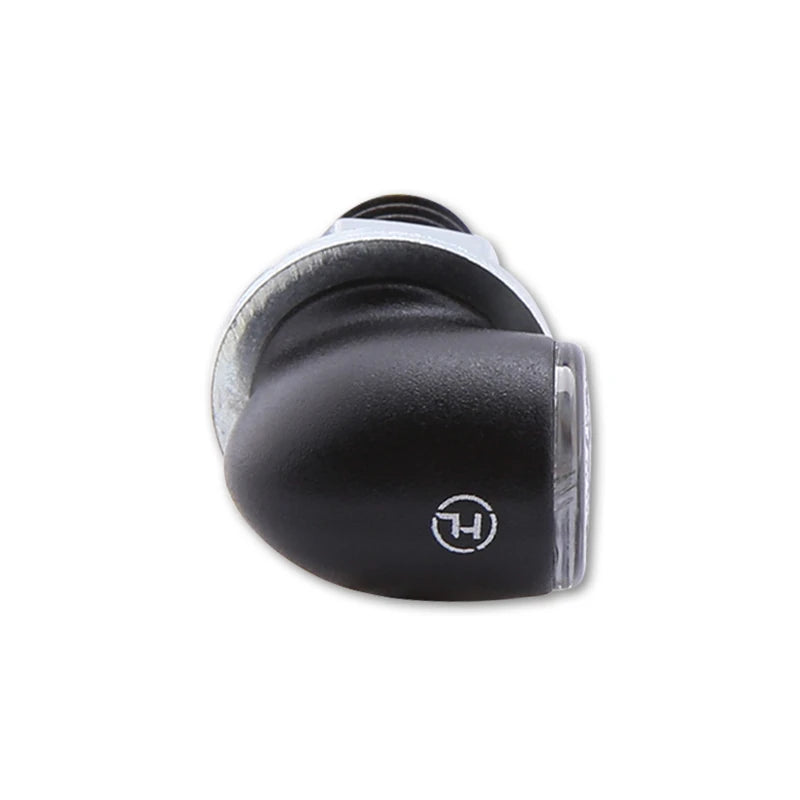 LED-Blinker mit Positionslicht Highsider Proton Two 2in1 schwarz, E-geprüft
