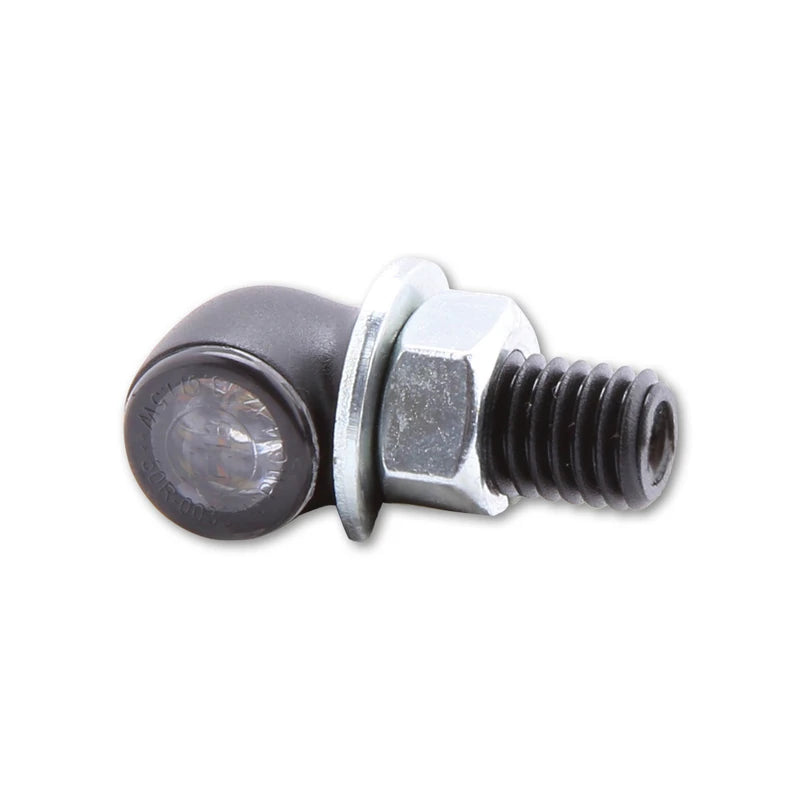 LED-Blinker mit Positionslicht Highsider Proton Two 2in1 schwarz, E-geprüft