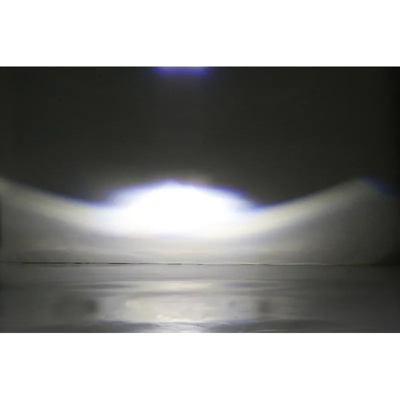 LED-Scheinwerfer 45 mm Highsider Pro Dual-Stream, Mattschwarz, E-geprüft