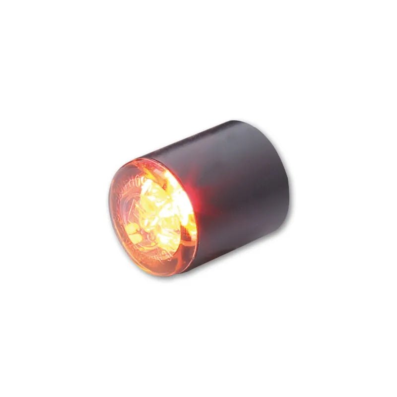 LED-Blinker Module mit Rück- & Bremslicht Highsider Pro Proton, Schwarz, Getönt