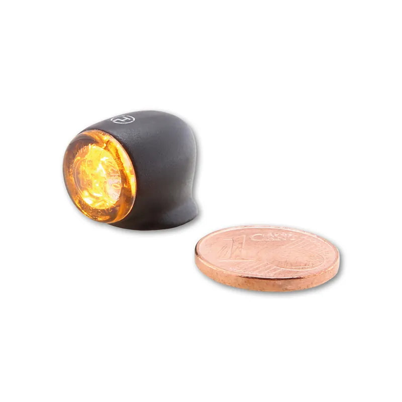 LED-Blinker Module mit Rück- & Bremslicht Highsider Pro Proton Two, Schwarz