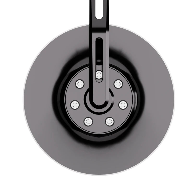 Lenkerendenspiegel Highsider Pro Conero-Evo, Alu schwarz, E-geprüft, Ø 12-22 mm