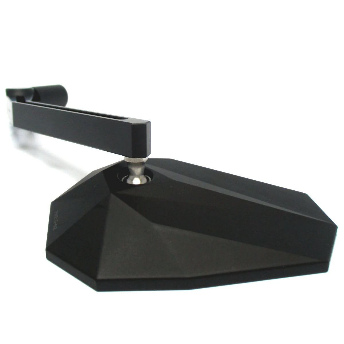 Lenkerspiegel Paar Highsider Pro Stealth-X1, Schwarz, Alu & ABS, E-geprüft, M10