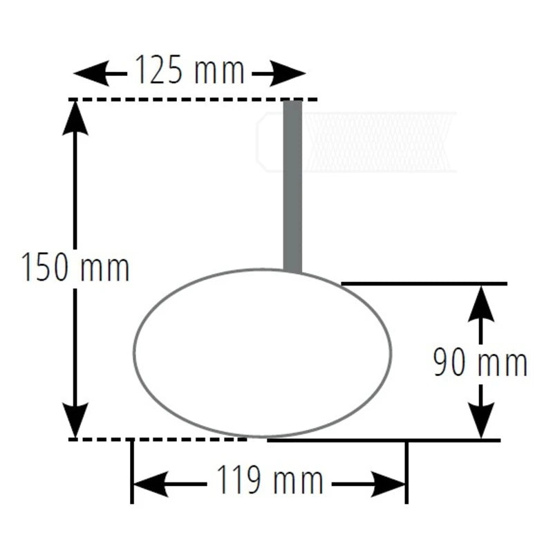 Lenkerendenspiegel Highsider Pro Stealth-X5, Schwarz, E-geprüft, Ø 22-30 mm