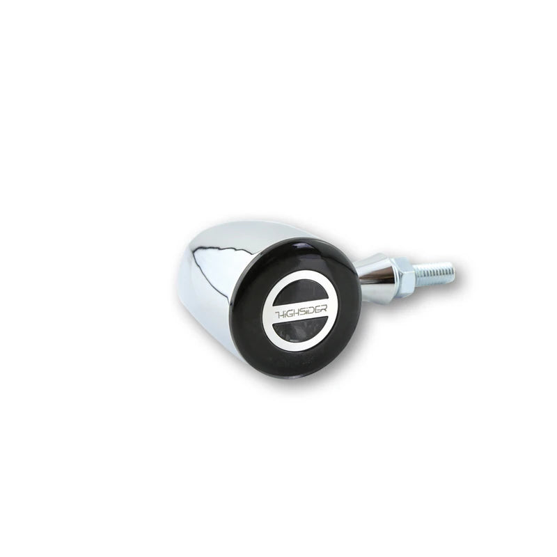LED-Blinker Paar Highsider Rocket Classic chrom, Getönt, E-geprüft, 12V/2,7W