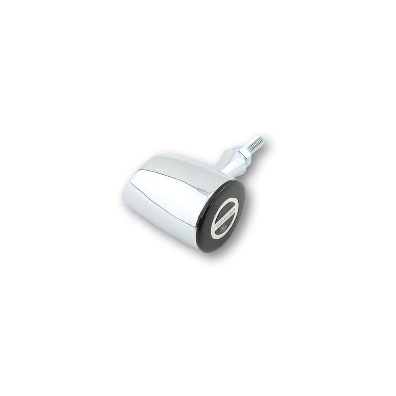 LED-Blinker Paar Highsider Rocket Classic chrom, Getönt, E-geprüft, 12V/2,7W
