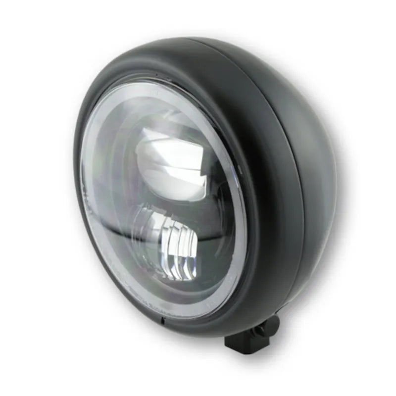 LED-Scheinwerfer 5 3/4 Zoll Highsider Pro Pecos Typ 7, Mattschwarz, Unten