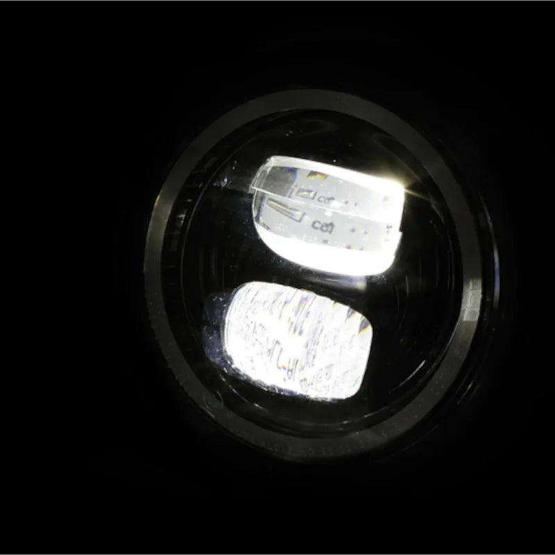 LED-Scheinwerfer 5 3/4 Zoll Highsider Pro Pecos Typ 7, Mattschwarz, Unten