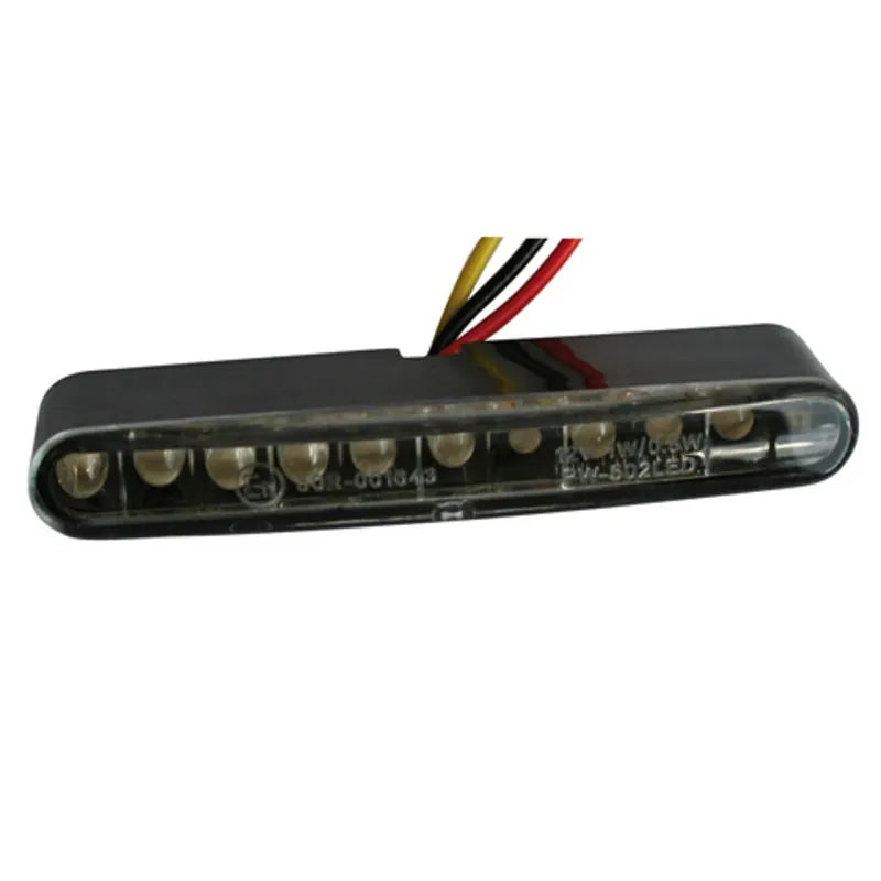 LED-Rücklicht Modul Highsider Pro Stripe, Glas Klar, E-geprüft, Breite 53,5 mm