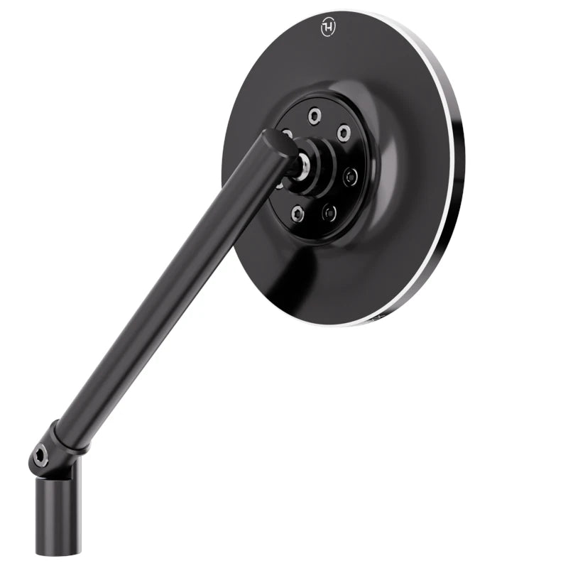 Lenkerspiegel Highsider Conero schwarz, Aluminium, E-geprüft, M10x1.25