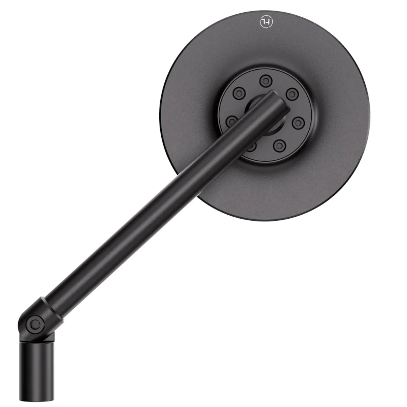 Lenkerspiegel Conero Black Edition schwarz, Aluminium, E-geprüft, M10x1.25