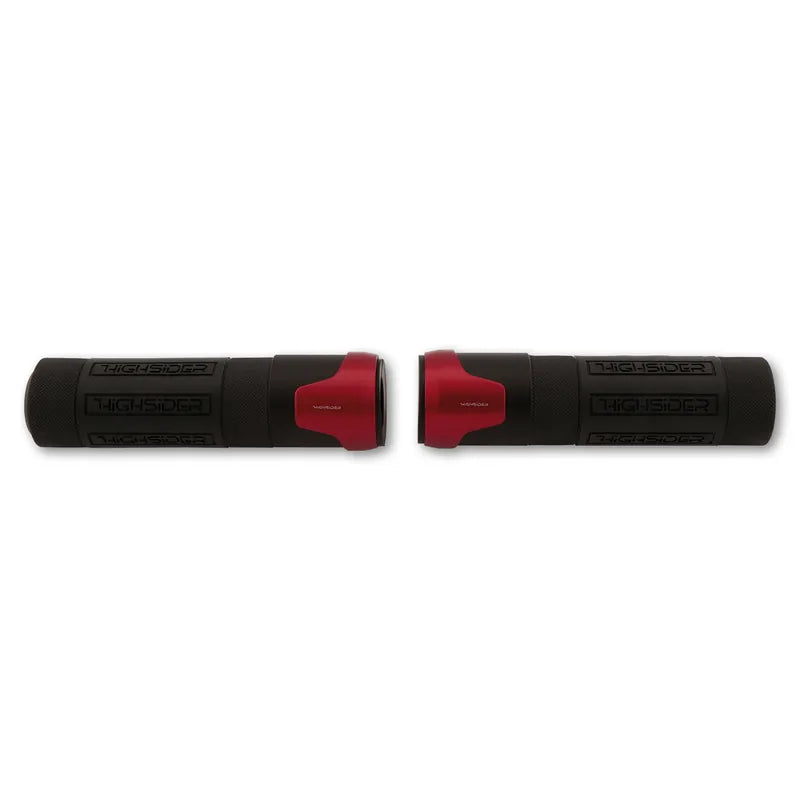 Lenkergriffe HIGHSIDER AKRON rot, 7/8 Zoll (22,2 mm), 132 mm