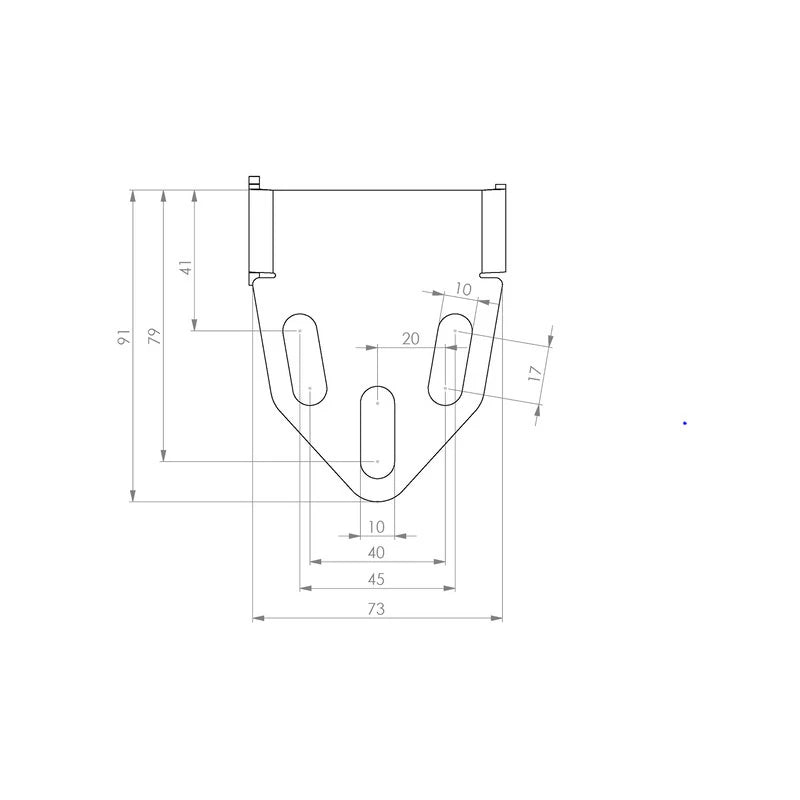 Kennzeichenhalter Highsider Akron-RS Pro Universal Typ 5