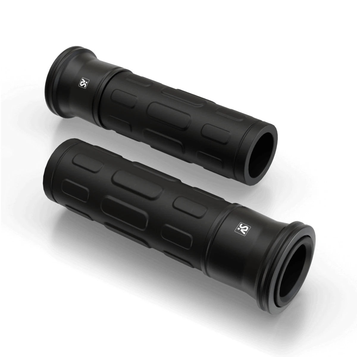 Lenkergriffe Paar Shin-Yo Circula-S Schwarz, Ø Innen 20/23 mm, Länge 125 mm