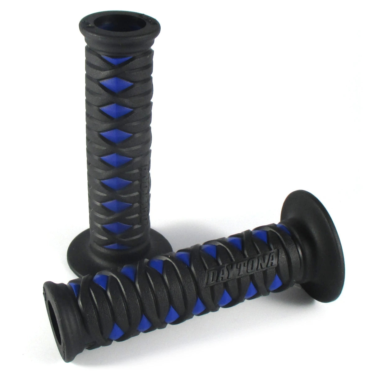 Lenkergriffe Daytona GGD-KATANA, Blau, 7/8 Zoll (22,2 mm), 125 mm