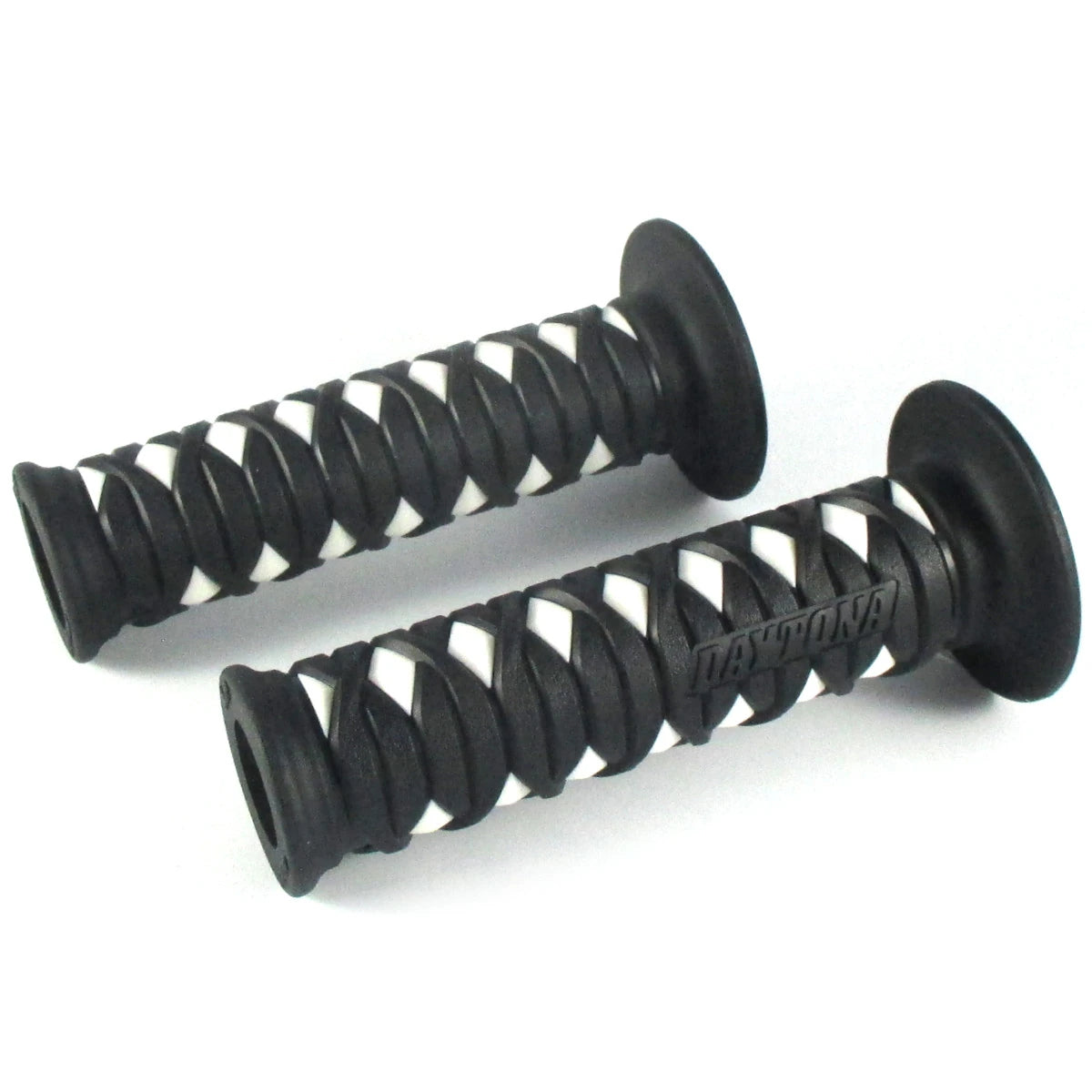 Lenkergriffe Daytona GGD-KATANA, Weiß, 7/8 Zoll (22,2 mm), 125 mm