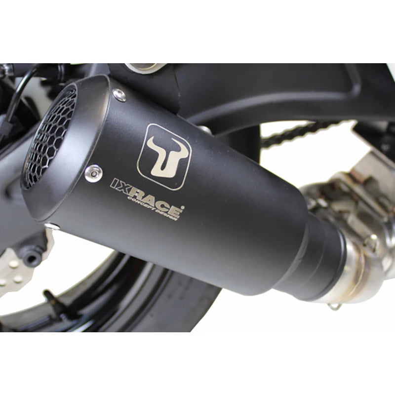 Endschalldämpfer IXRACE MK2 Edelstahl Schwarz für KTM 990 Duke (24-)