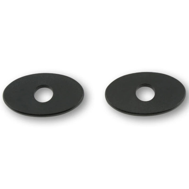 Blinker Montageplatten Highsider Smart schwarz, ABS, 44x26 mm, für Kawasaki