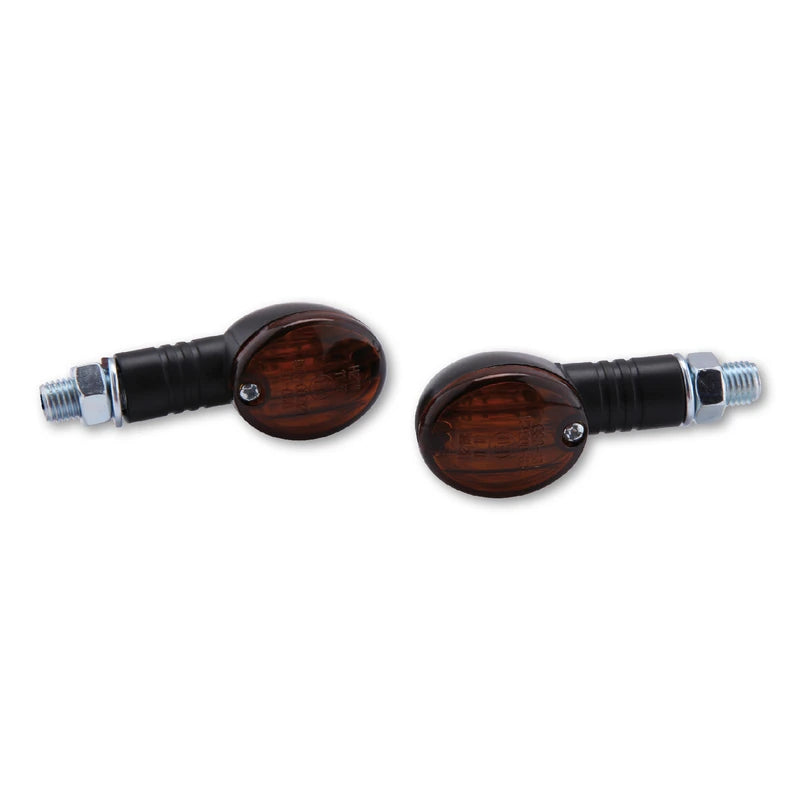 Blinker Highsider Smart Micro-Flash, Schwarz, Glas Getönt, E-geprüft, 12V/21W