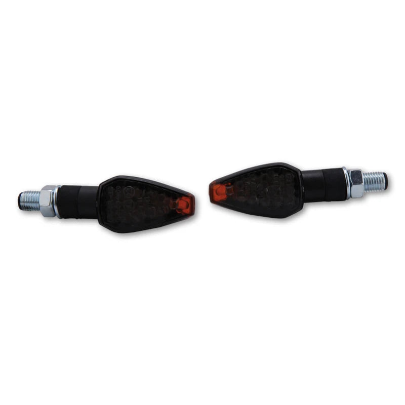 LED-Blinker Paar Highsider Smart Peak schwarz, Getönt, M10, E-geprüft, 12V/2W