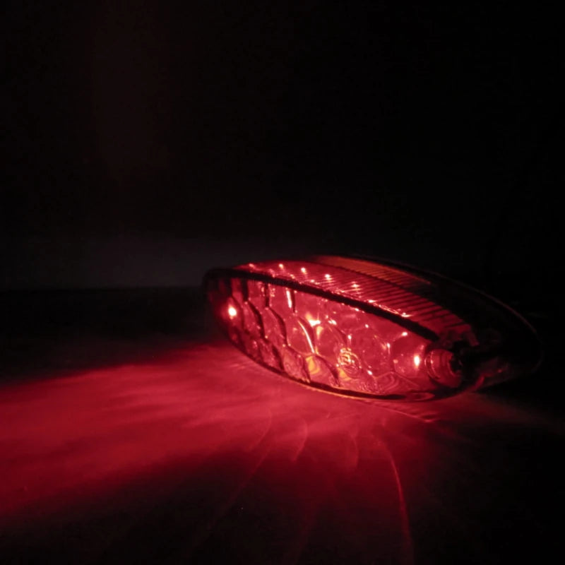 LED-Rücklicht Highsider Number 1, Rot, 106x30 mm, mit KZL, E-geprüft, 12V/1W