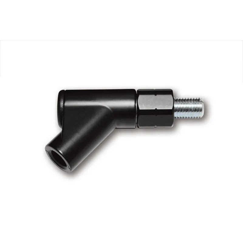 Spiegeladapter Highsider Smart schwarz, Innen M10 Rechts, Außen M10 Links