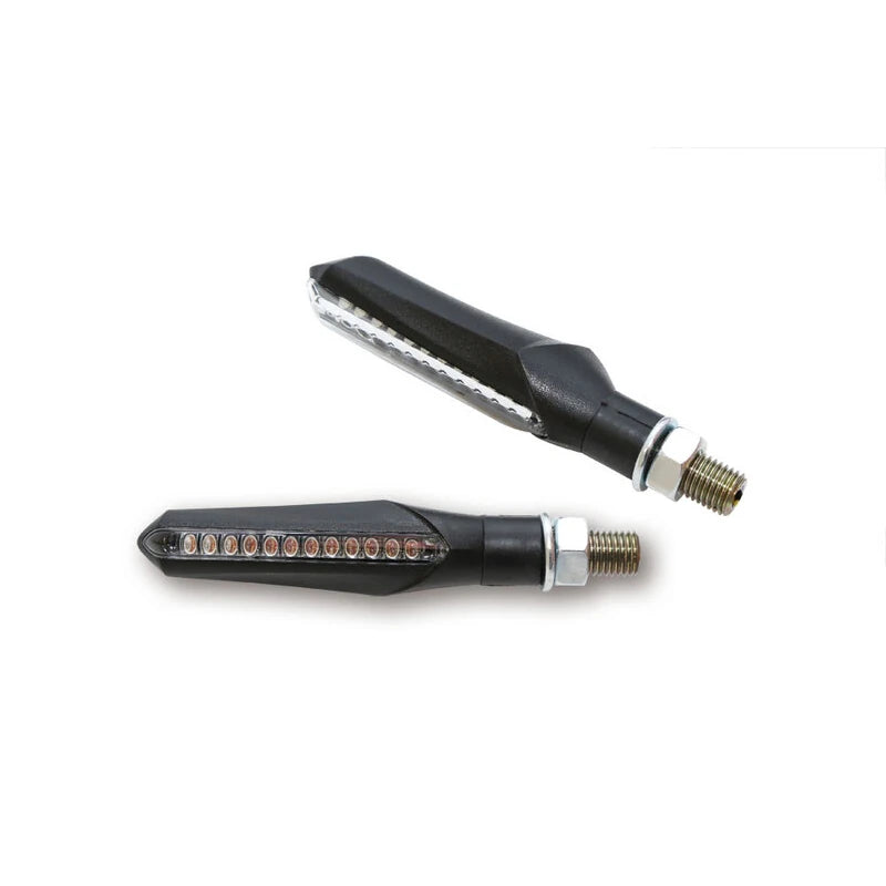 LED-Lauflichtblinker Highsider Smart Run schwarz, Getönt, E-geprüft, 12V/4,2W