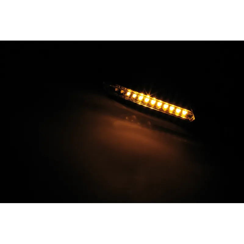 LED Lauflicht-Blinker Highsider Smart Run, Schwarz, Glas Getönt, E-geprüft
