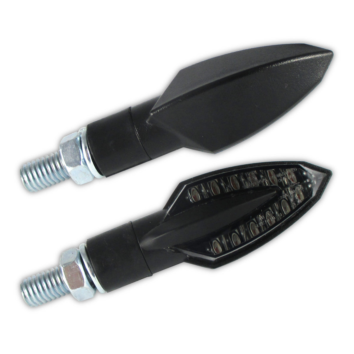 LED Blinker HIGHSIDER Smart Vinci, Schwarz, Getönt, E-geprüft