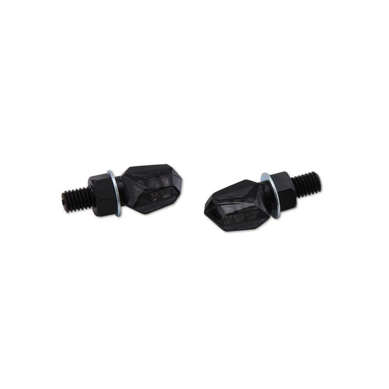 LED-Blinker Paar Highsider Smart Tiny schwarz, Getönt, M8, E-geprüft, 12V/0,3W