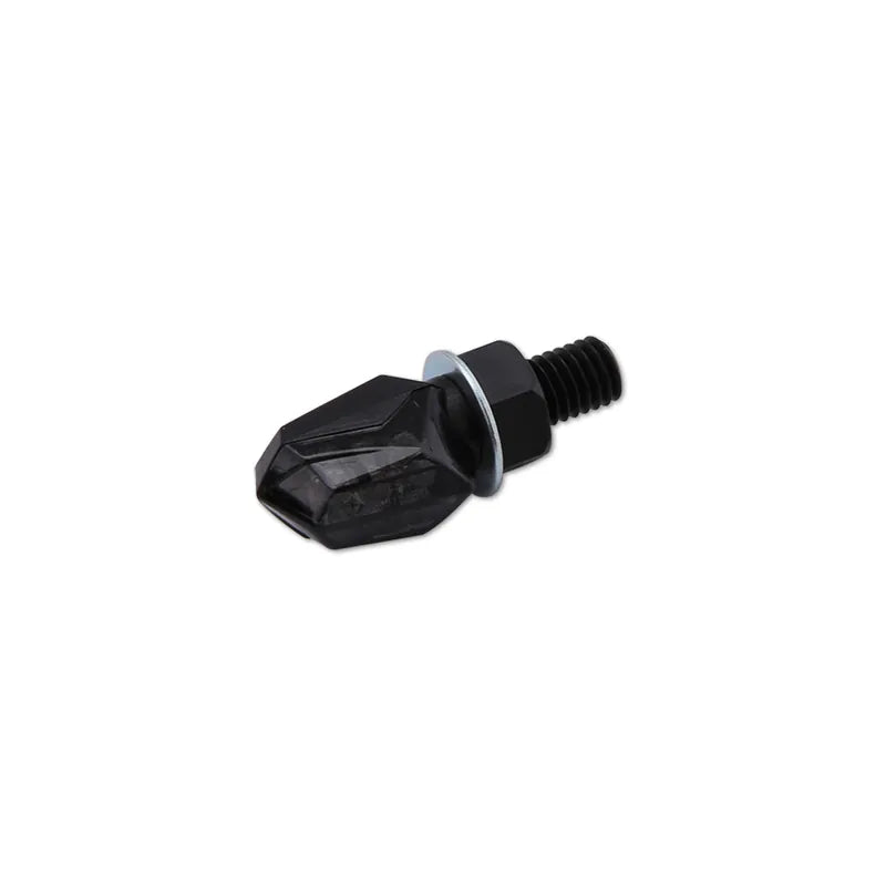 LED-Blinker Highsider Smart Tiny, Schwarz, Glas Getönt, E-geprüft für hinten