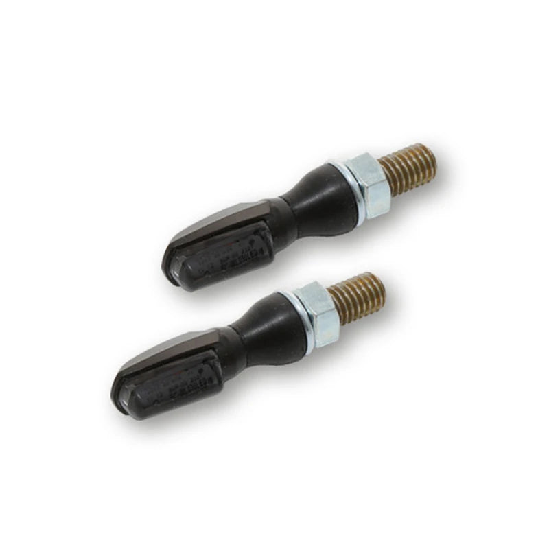 LED-Blinker Paar Highsider Smart Spark schwarz, Getönt, M8, E-geprüft, 12V/1,4W
