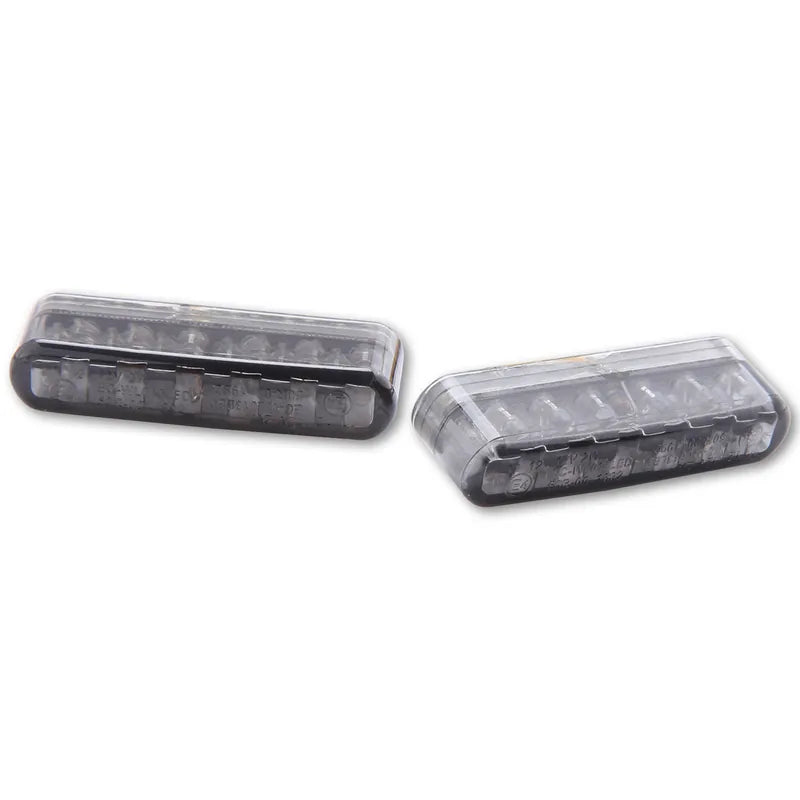 LED-Blinker Module Highsider Smart Shorty, Glas Getönt, E-geprüft