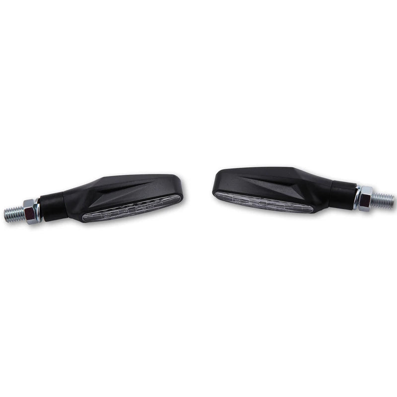 LED-Blinker Paar Highsider Smart Stix schwarz, Getönt, M8, E-geprüft, 12V/1W