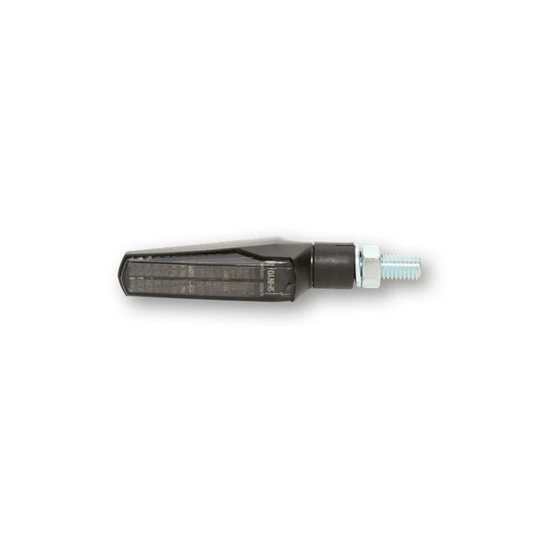 LED-Blinker mit Positionslicht Highsider Smart Fineline 2in1 schwarz, E-geprüft