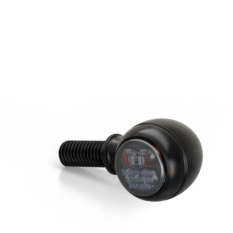 LED-Blinker mit Positionslicht Highsider Circula-S 2in1 schwarz, E-geprüft